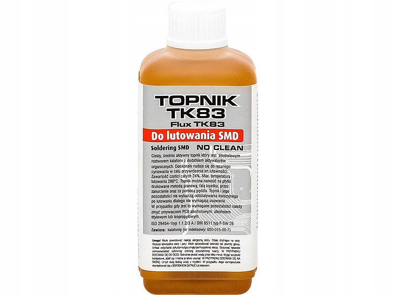 

Topnik lutowniczy TK83 Ag do lutowania Smd 100ml
