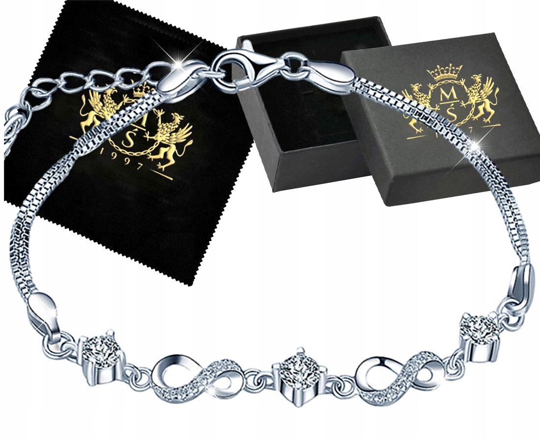 

Srebrna Bransoletka Celebrytka Srebro