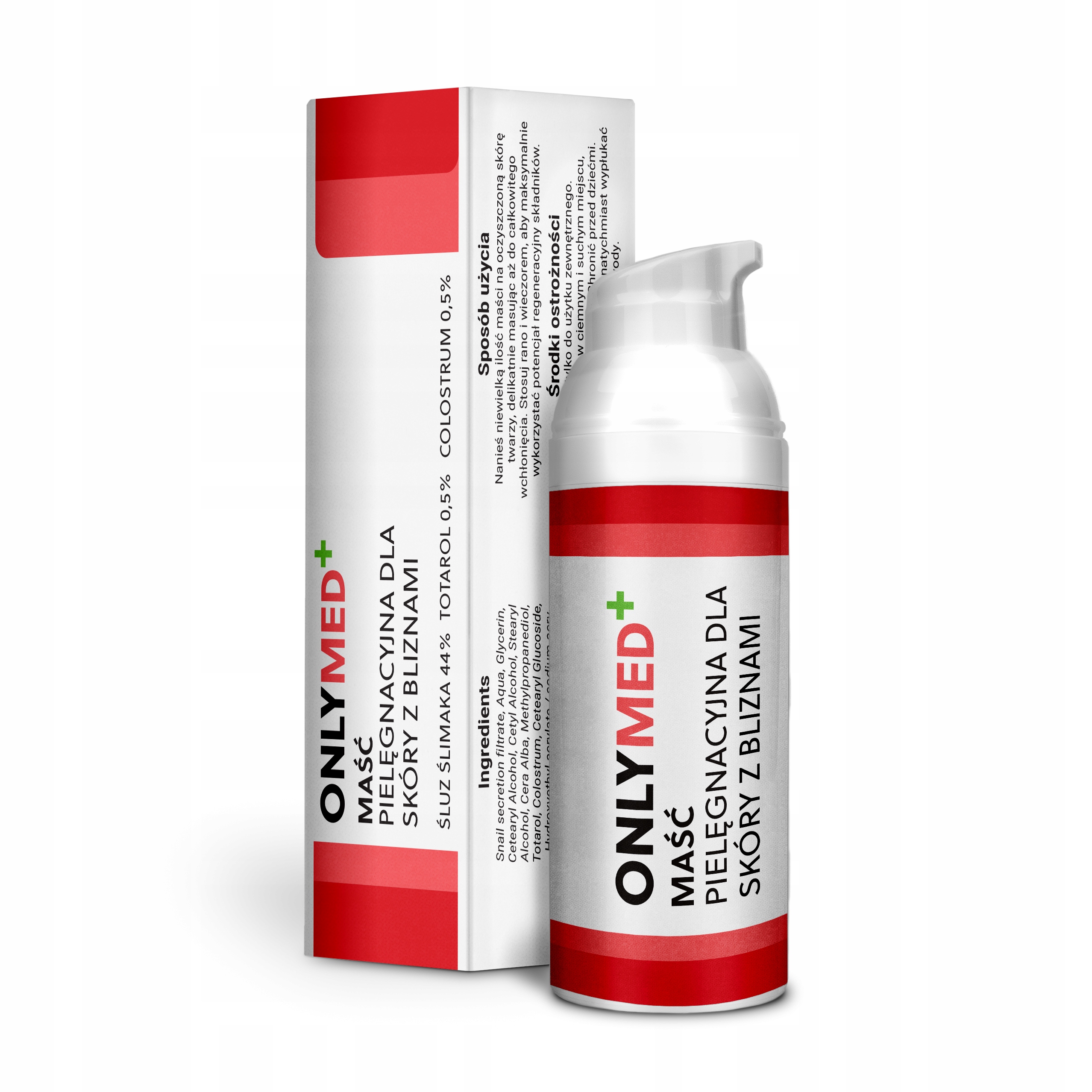 Skuteczna maść na blizny, oparzenia, Silnie regenerująca, Onlymed 30ml