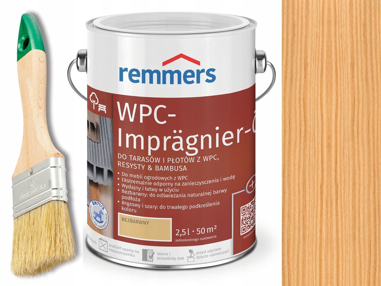 

Remmers Olej do tarasów płotów Bezbarwny 2,5 L