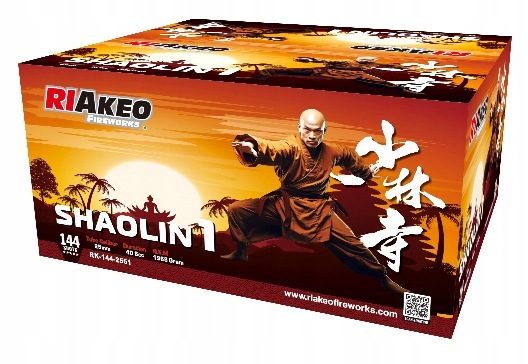 Wyrzutnia Fajerwerków Jorge Riakeo Shaolin 1 RK-144-2561 144 strzały 25mm