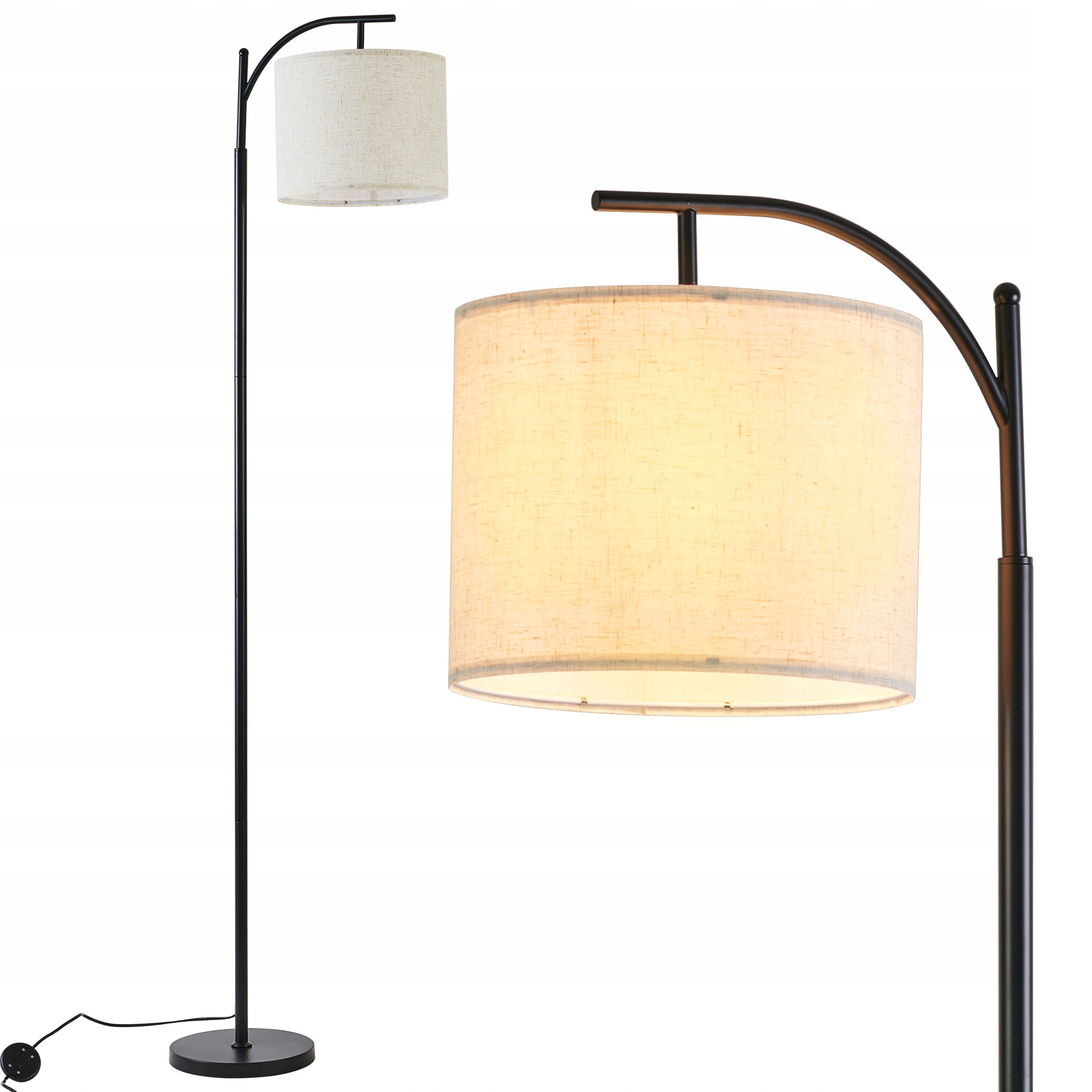 Podlahová Lampa 175 cm E27 Led stínidlo