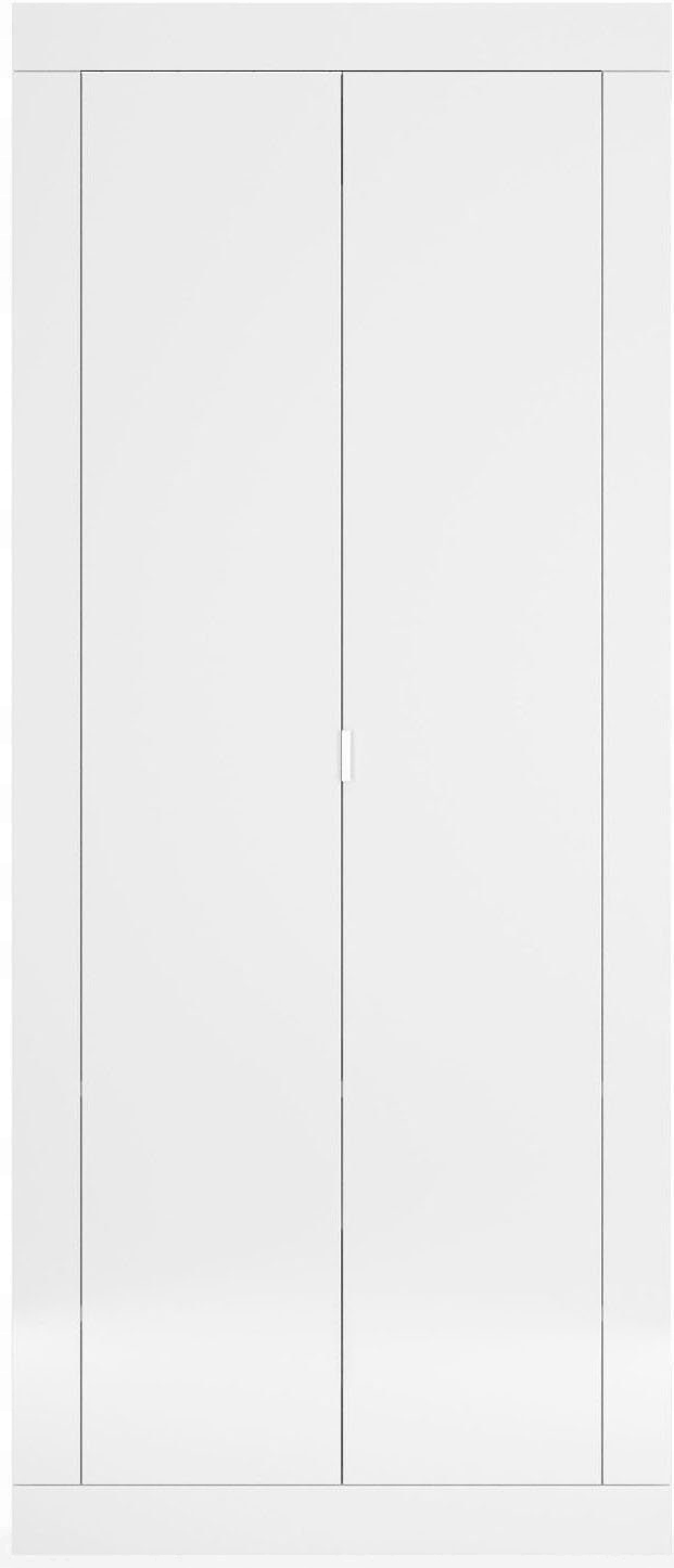 Szafa biała włoska lakierowana wysoki połysk z drążkiem 78x178 cm Bella