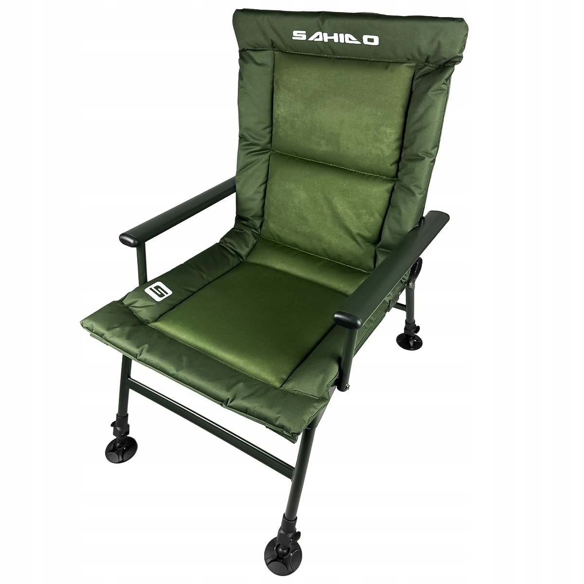 Profesjonalny Fotel Karpiowy Wędkarski Sahido Elite Seat Szeroki Wytrzymały