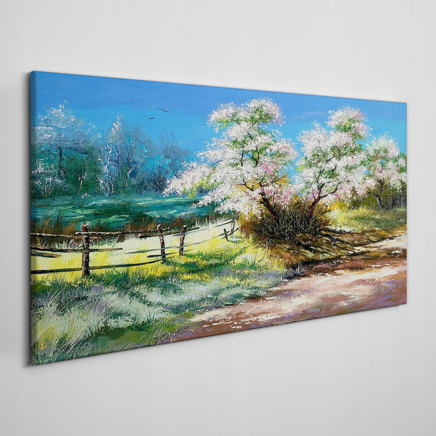 

Obraz na płótnie Drzewa kwiaty przyroda 100x50 cm