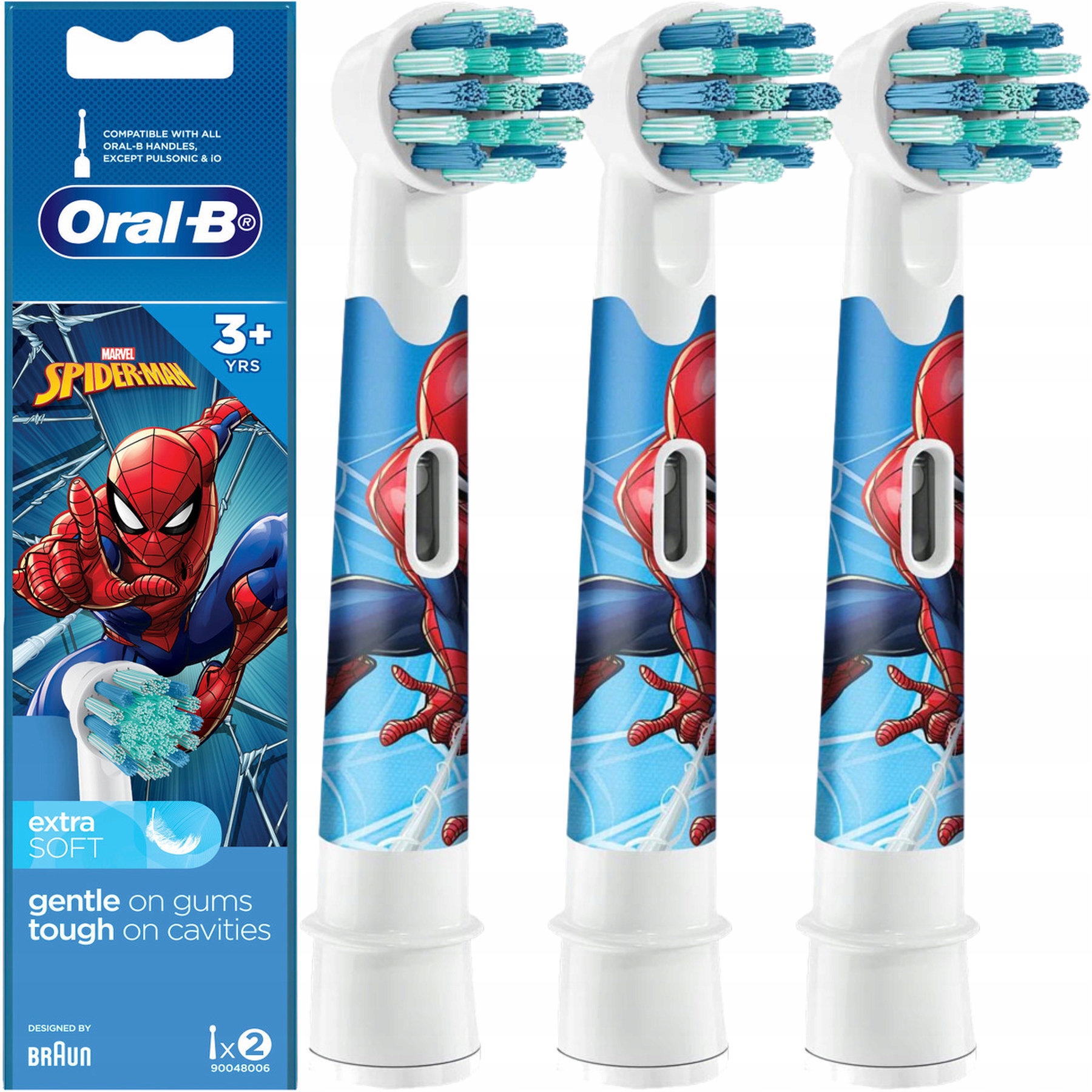 

3x Oryginalna Końcówka Oral-B Kids do Szczoteczki