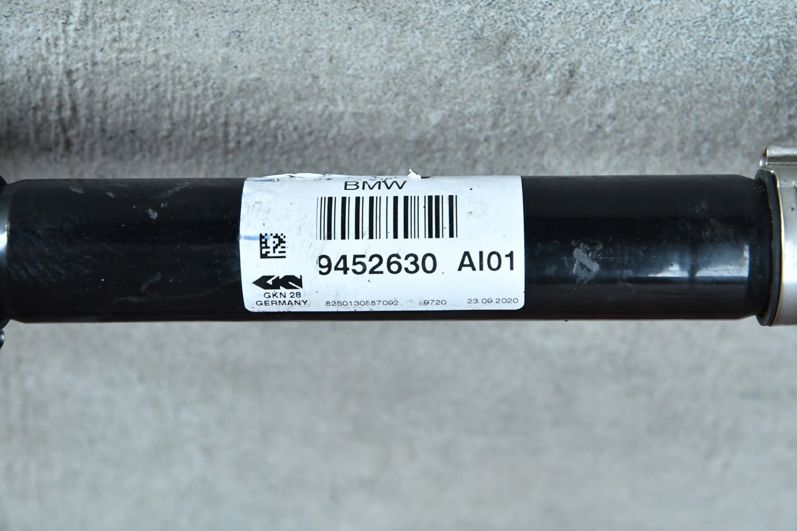 semi-axis right front front BMW 4 G26 9452630 dismantling