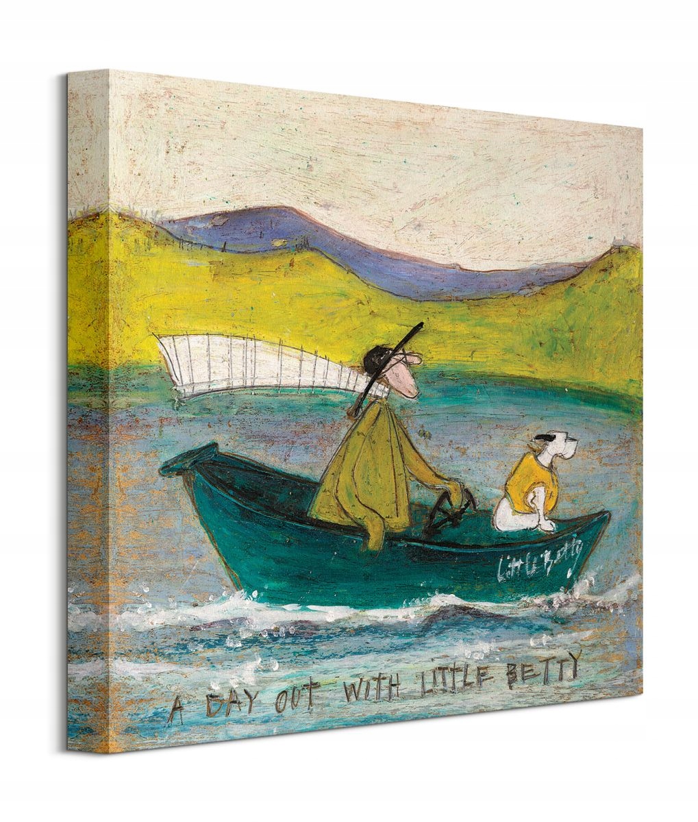 

Sam Toft Ernest i Doris w łódce Obraz 40x40 cm