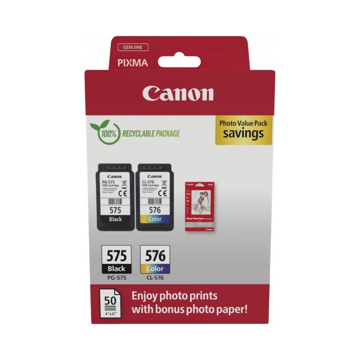 Sada Canon Inkoust PG-575/CL-576 Pvp 5438C004