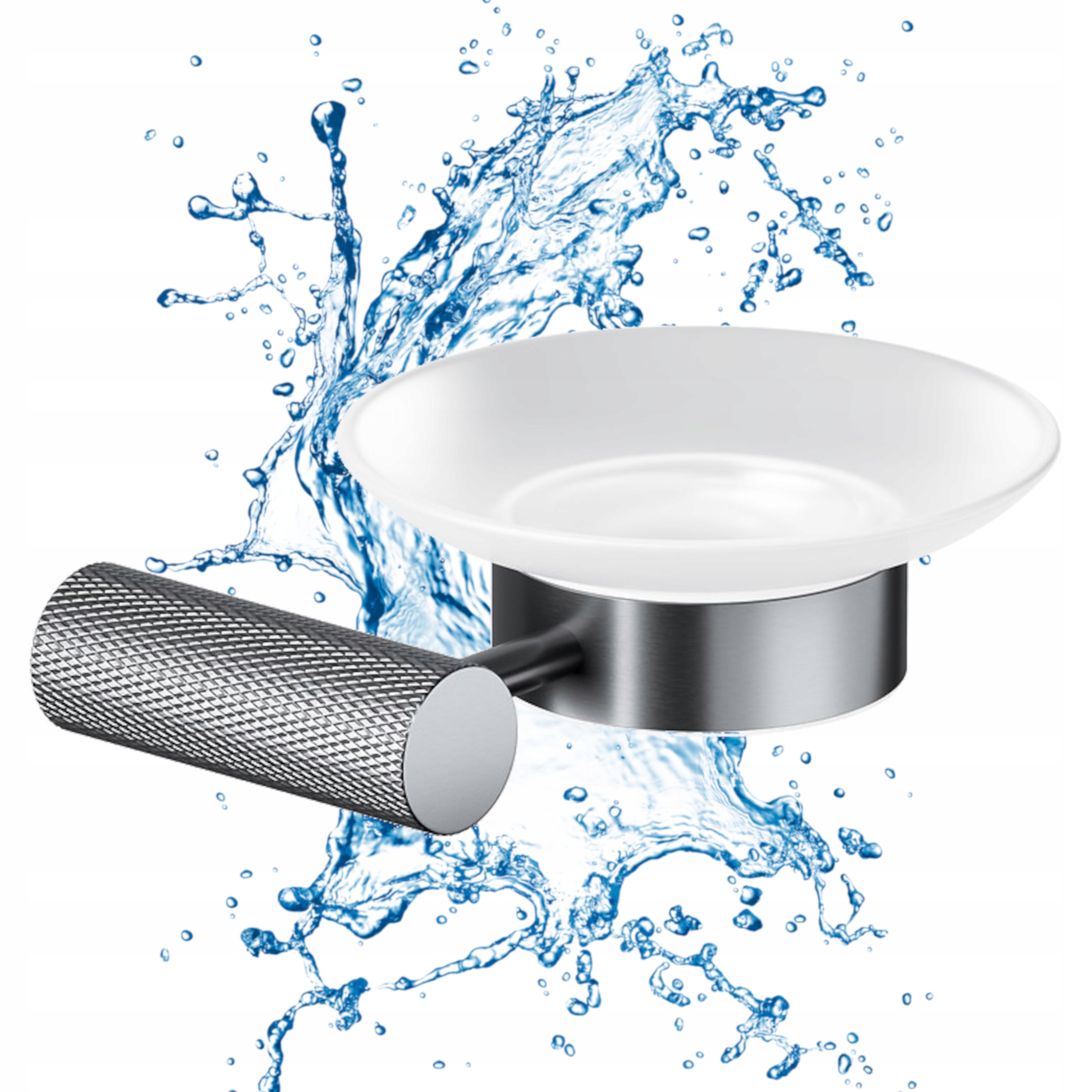 Cersanit Mýdlenka na zeď, kovová, stylová a funkční