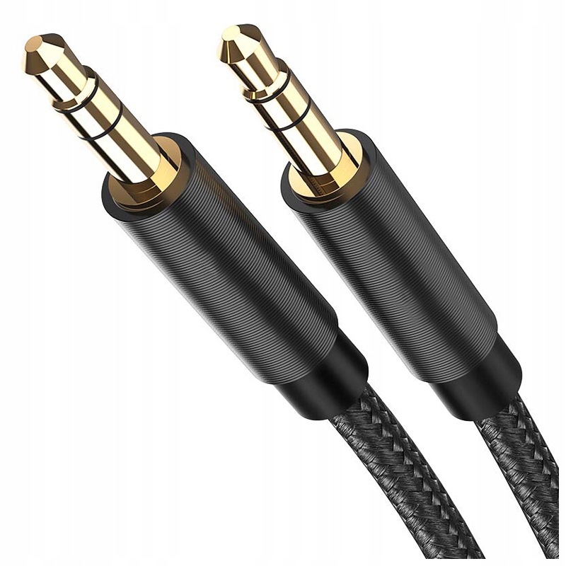 

Długi Mocny Kabel Aux Mini Jack 3,5MM Oplot 100cm