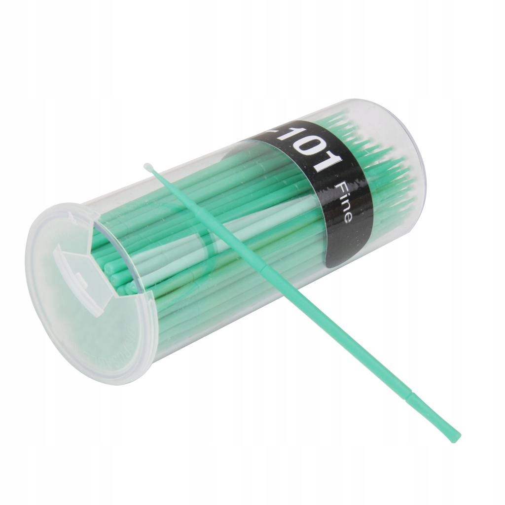 100 x Mini jednorazowe aplikatory z mikroszczoteczkami do przedłużania rzęs Marka inna marka