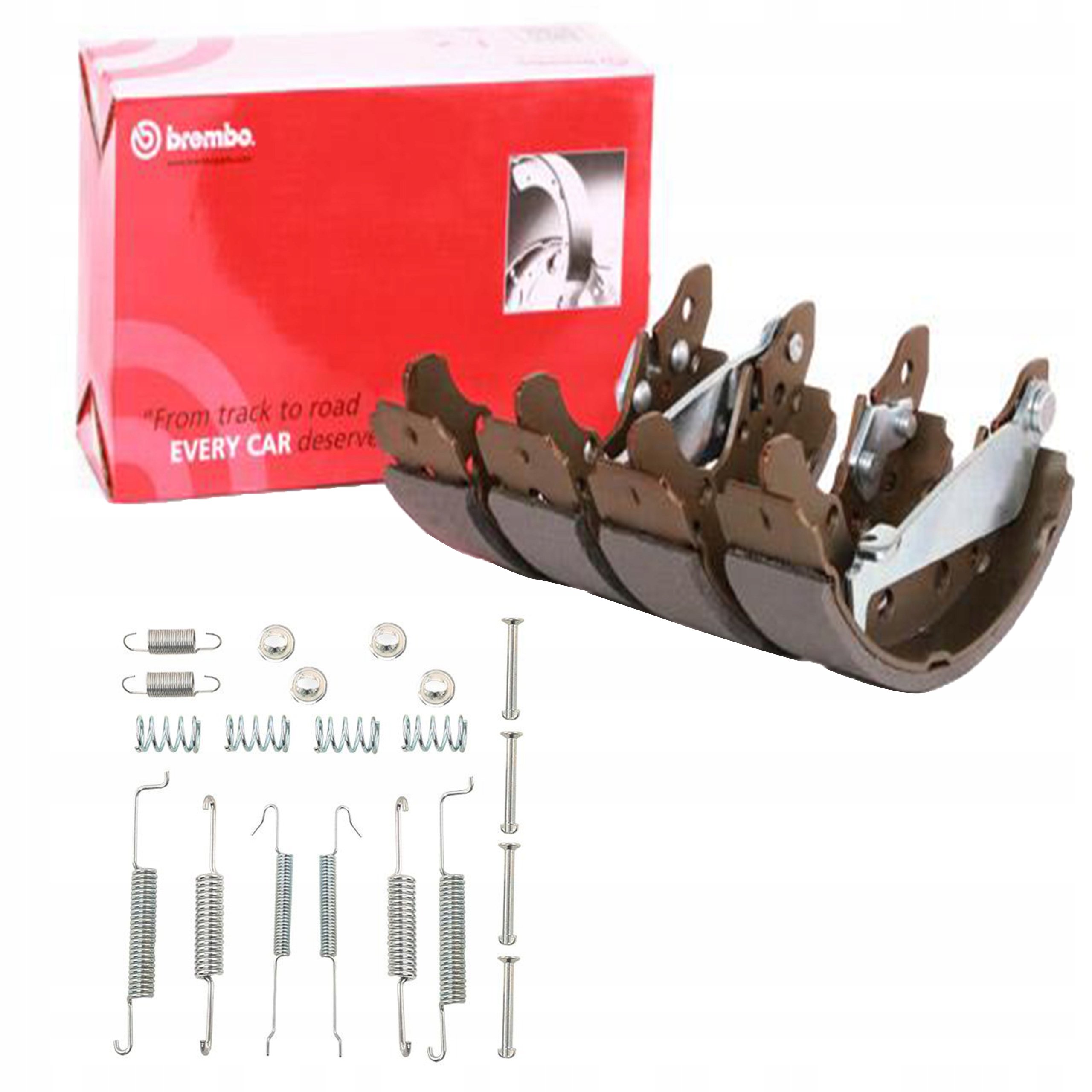 SZCZĘKI HAMULCOWE + SPRĘŻYNKI SKODA FABIA FELICIA