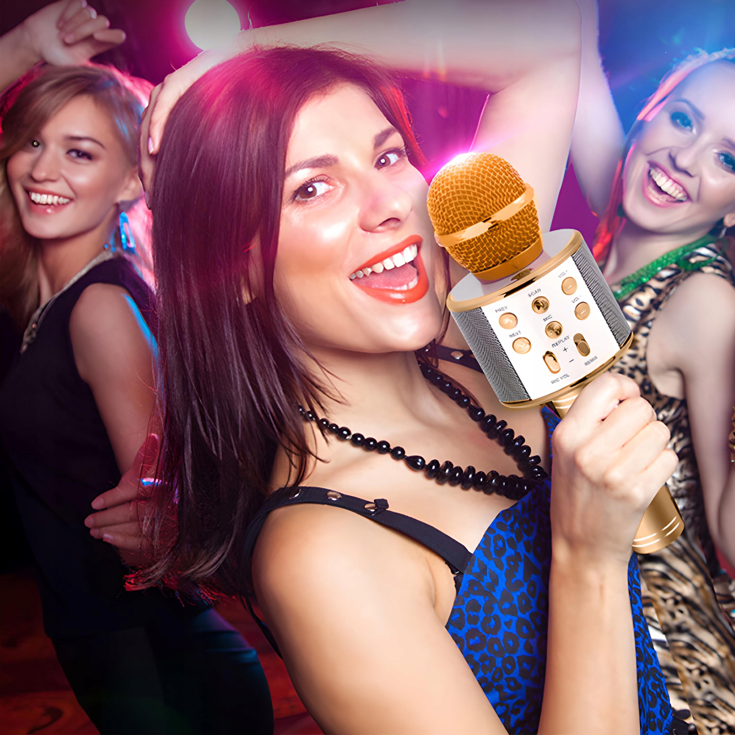 MIKROFON KARAOKE BEZPRZEWODOWY BLUETOOTH GŁOŚNIK Model BEZPRZEWODOWY MIKROFON KARAOKE