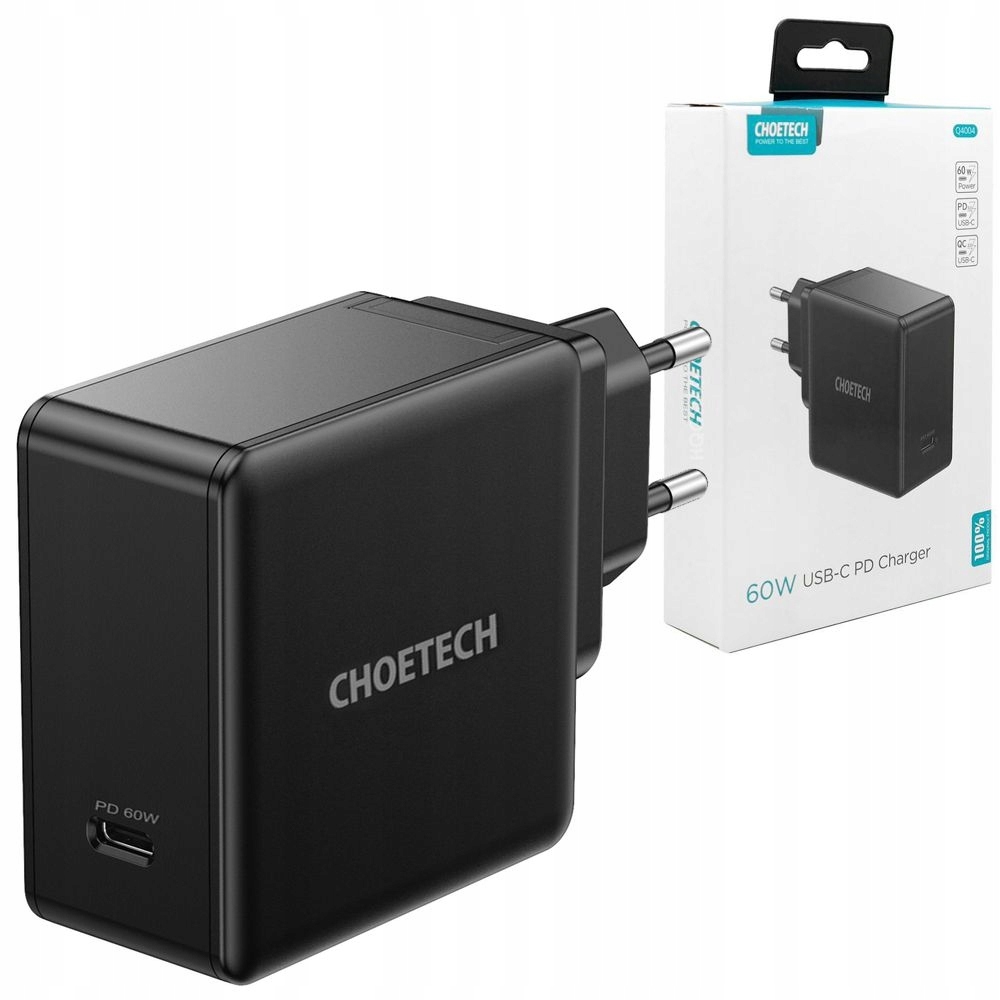 

Choetech Ładowarka Sieciowa Usb-c Pd Qc 3.0 60W