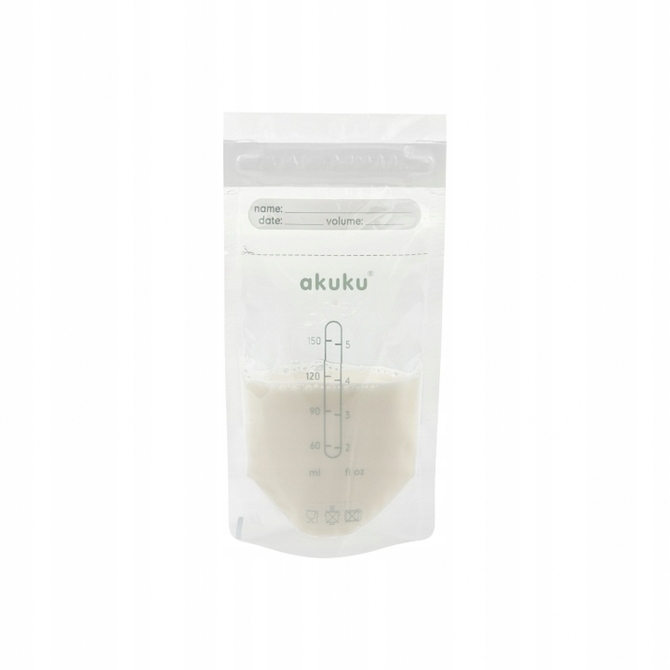 ND33_AKUKU-459 A0011 WORECZKI STERYLNE DO PRZECHOWYWANIA POKARMU 150ML