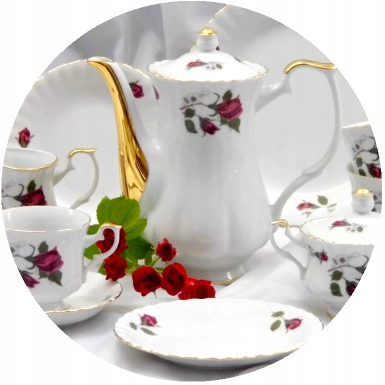 909 Serwis Kawowy 12/39E Iwona Chodzież Porcelana