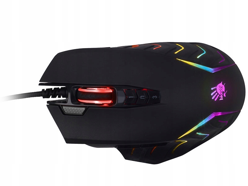 Mysz Gamingowa A4TECH Bloody Rgb Myszka Usb Led Oplot Trwała