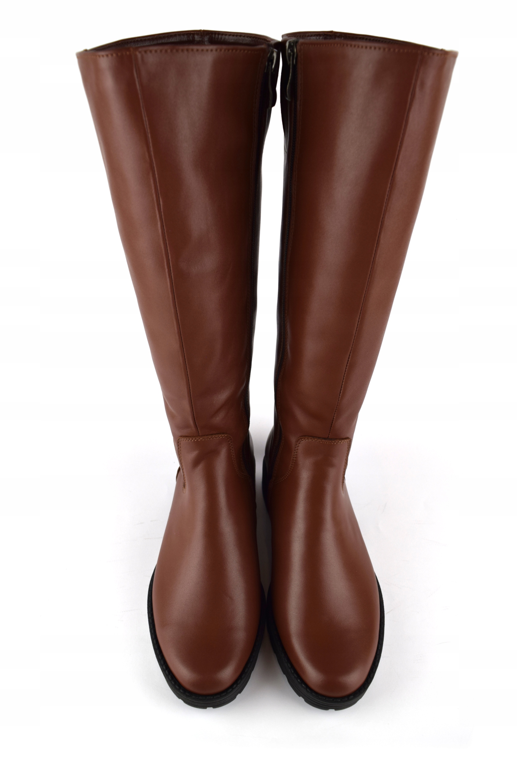 BTK-Kozaki SALMA-1A szeroka łydka skóra zamek r 37 Marka bez marki