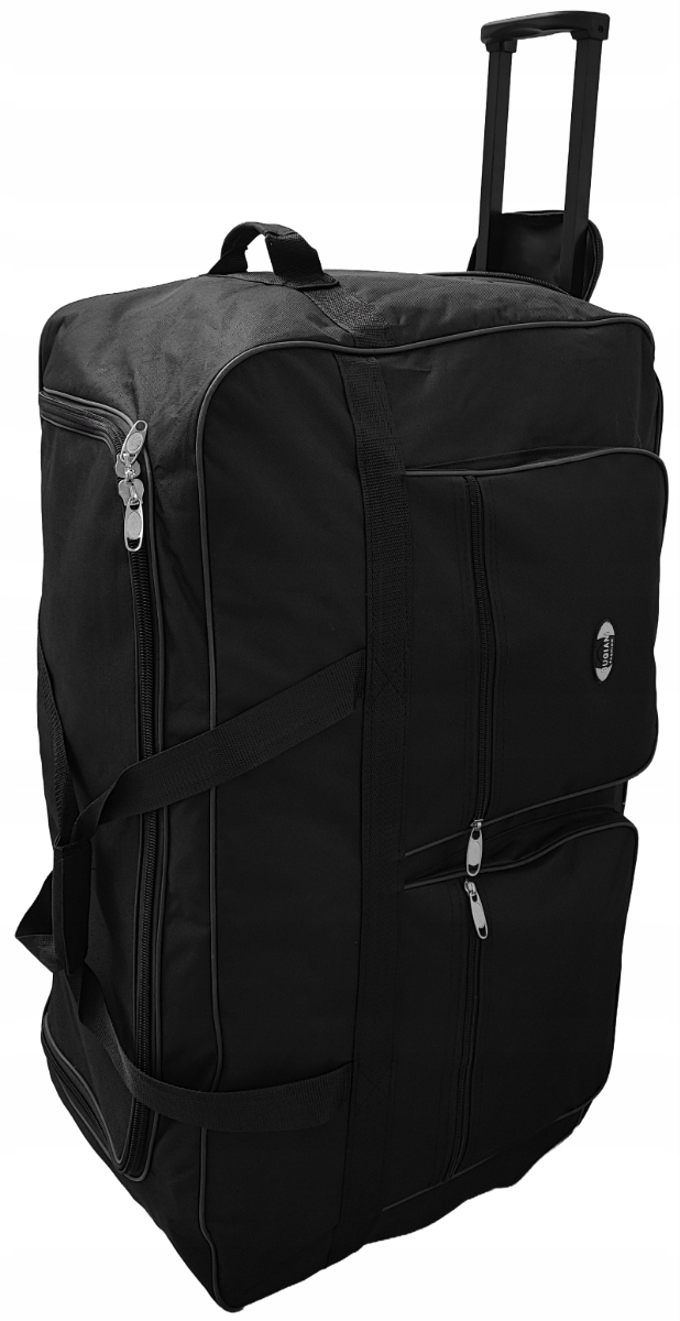 Duża torba podróżna na kółkach z rączką teleskopową-pojemna, nylonowa 79 cm