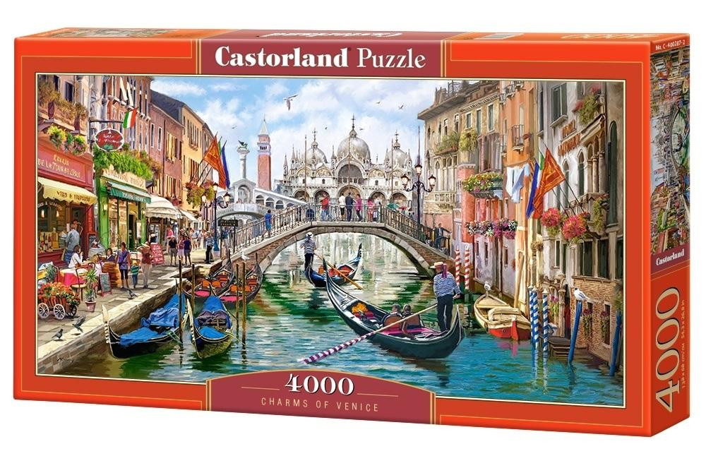 Pejzażowe Puzzle panoramiczne dla Dorosłych wymagające Wenecja 4000 Elemen.