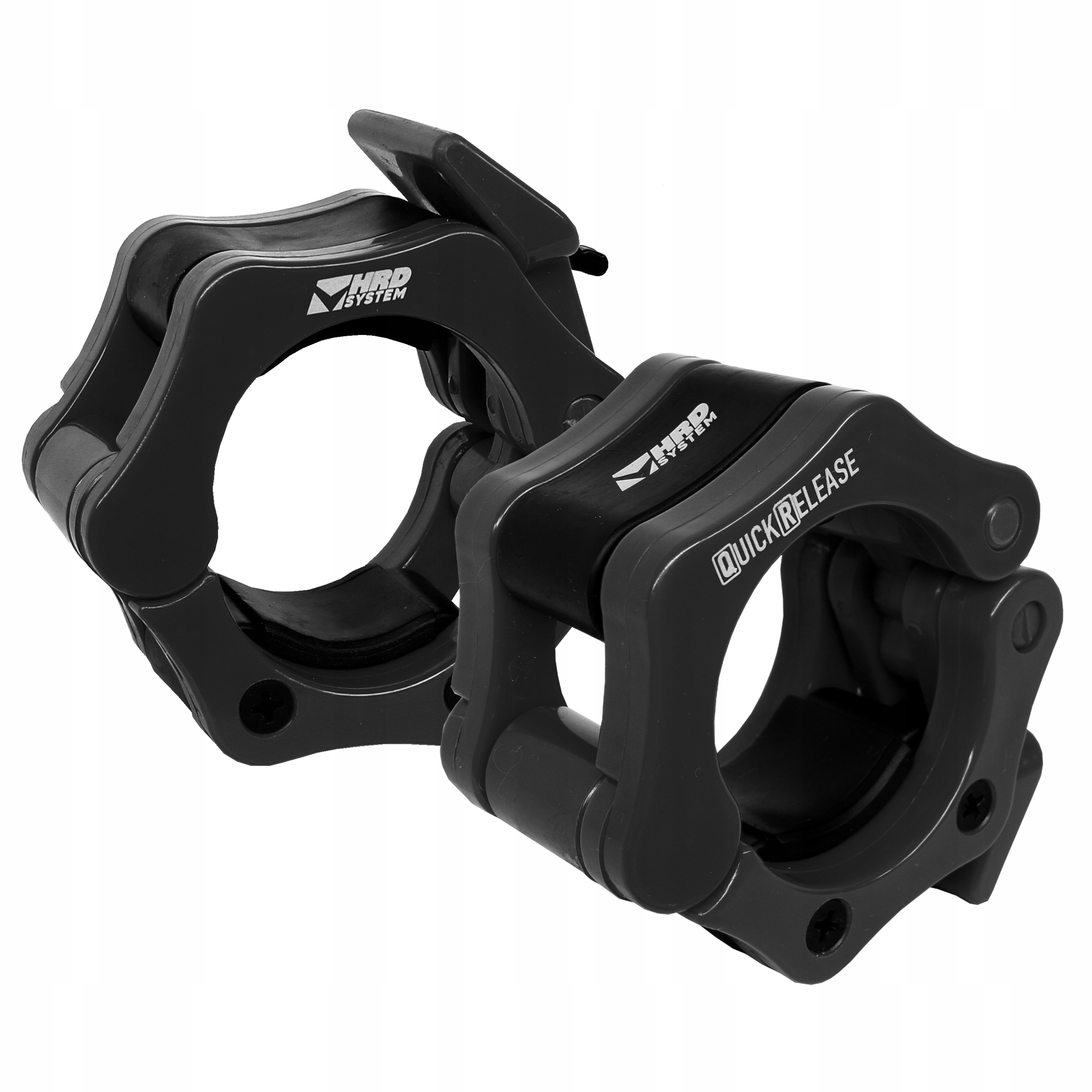 HRD SYSTEM ZACISKI NA GRYF OLIMPIJSKI 50MM SZTANGĘ HG 2 SZT. CZARNE