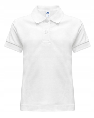 

Koszulka Dziecięca Polo 210g Biała 104cm 3/4 lat
