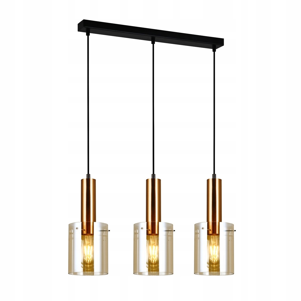 Sardo PND-5581-3-BRO+AMB závesná lampa