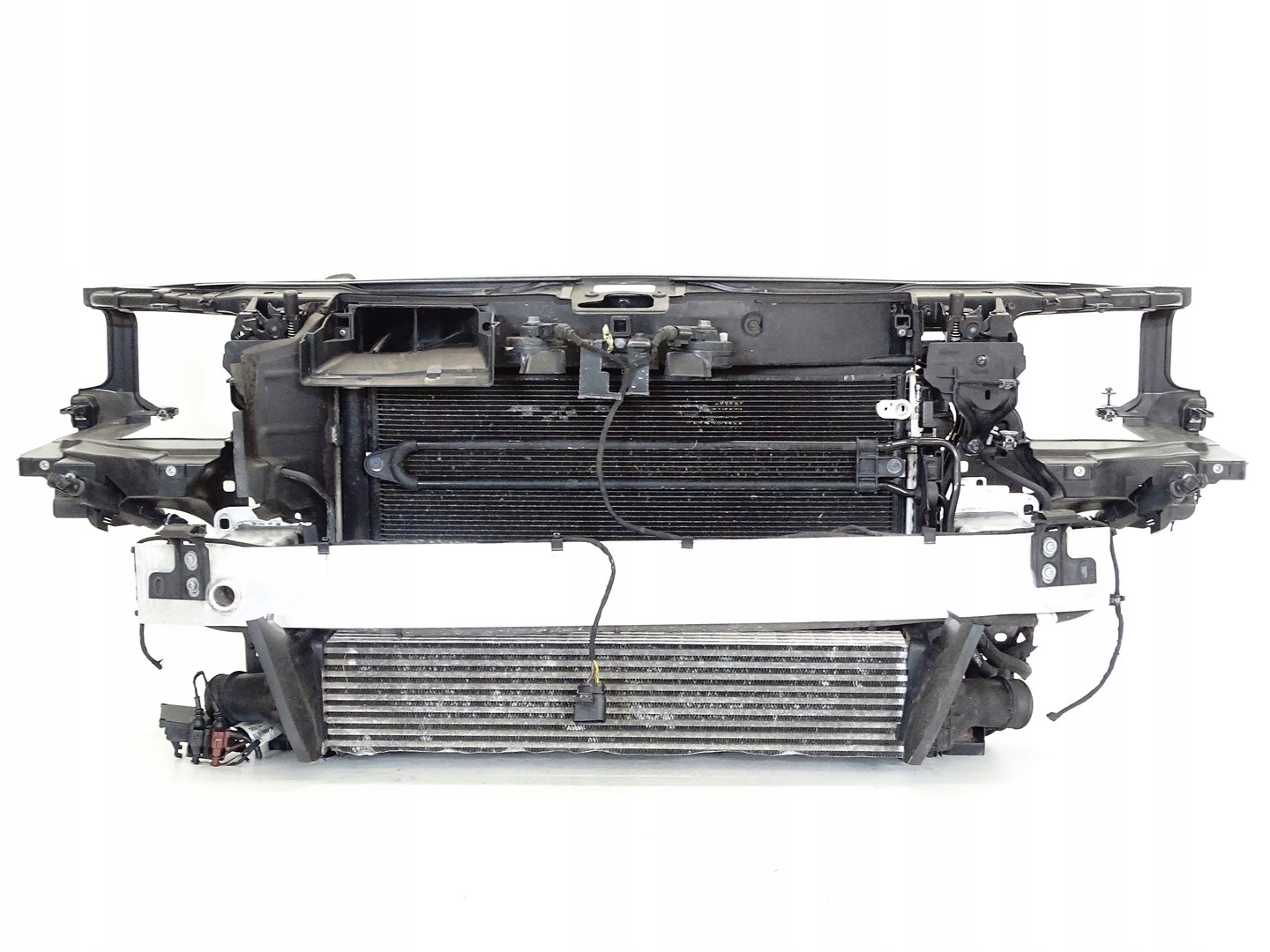 support panel for radiators front pillar radiator KOMPLET AUDI A8 D4 4H 3.0 TDI