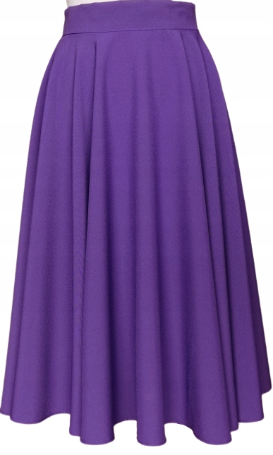 FIOLETOWA SPÓDNICA Z KOŁA KOŁO NA WYMIAR MIARĘ