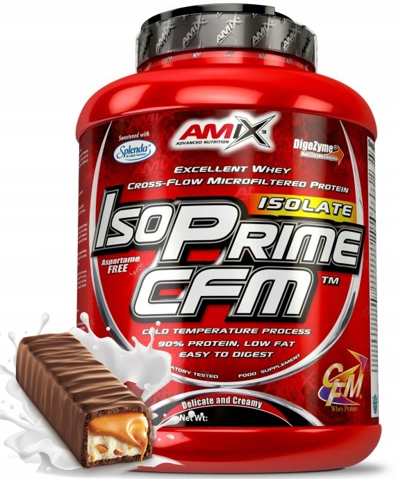 Proteinový izolát Amix 1000 g čokoláda-karamel dárek