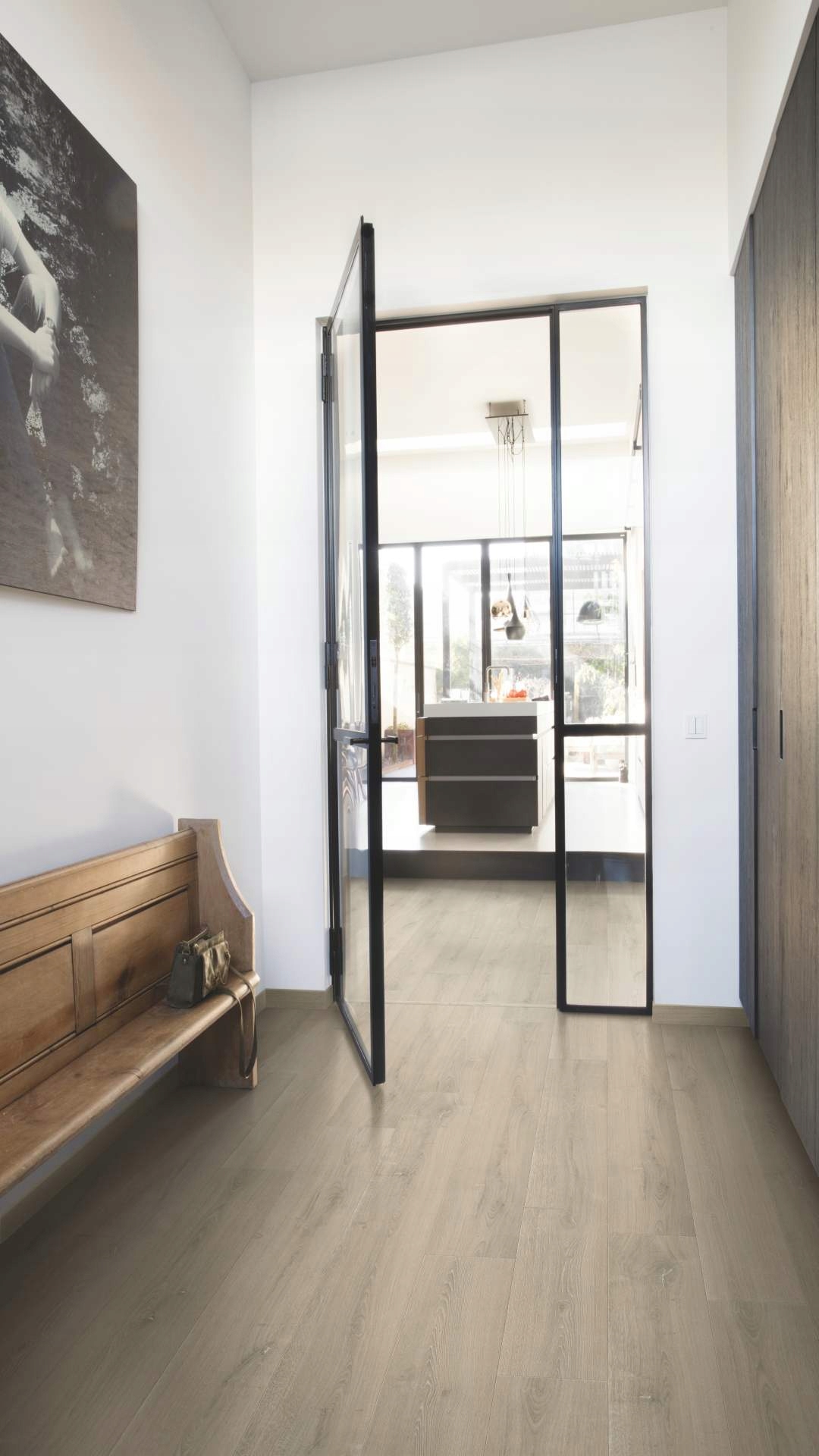 Panel podłogowy AC4 DĄB SZCZOTKOWANY BEŻOWY 2,04m Rodzaj panele laminowane