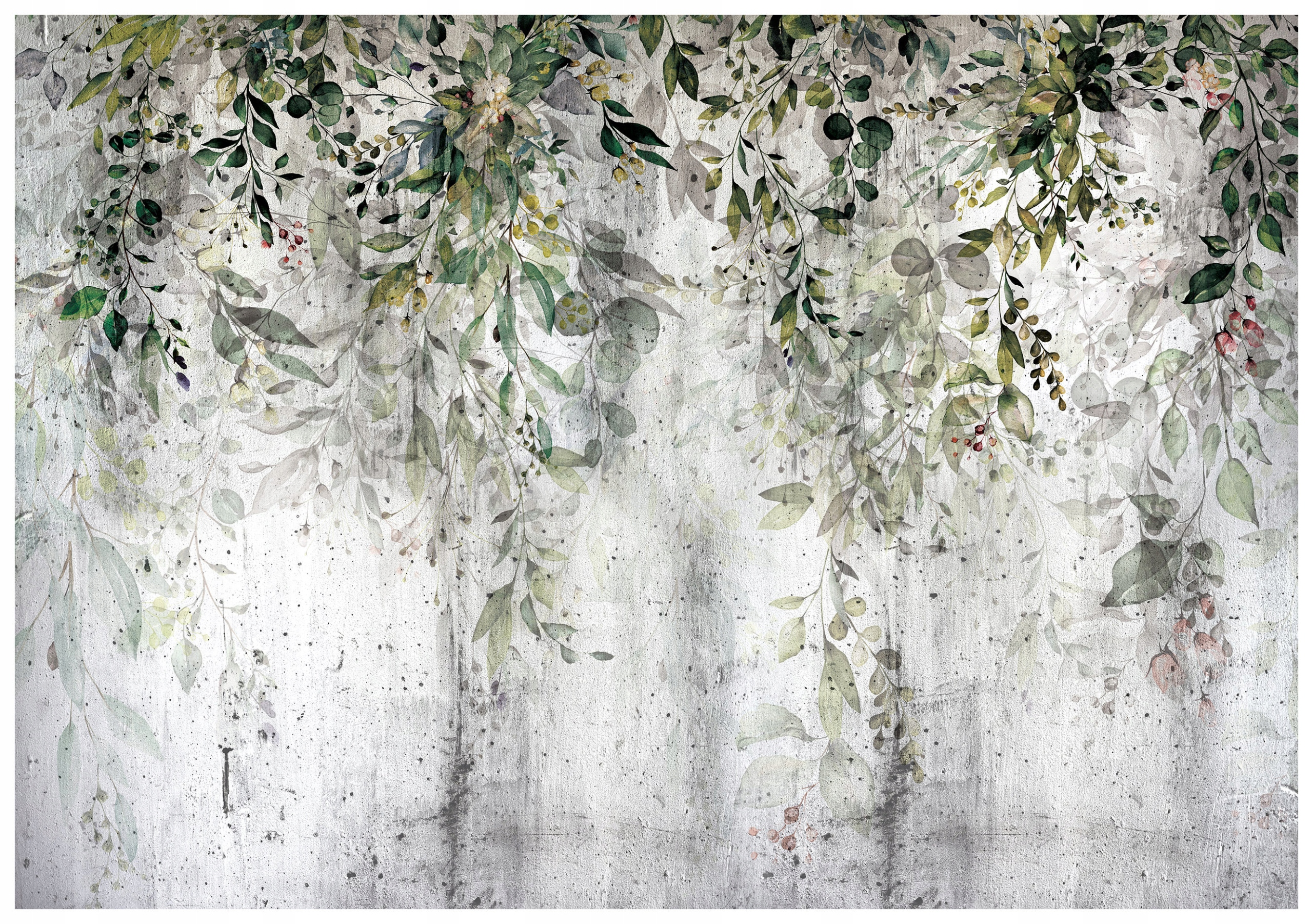 Fototapeta Listy na betonu vinylová příroda harmonie 416x290 lepidlo