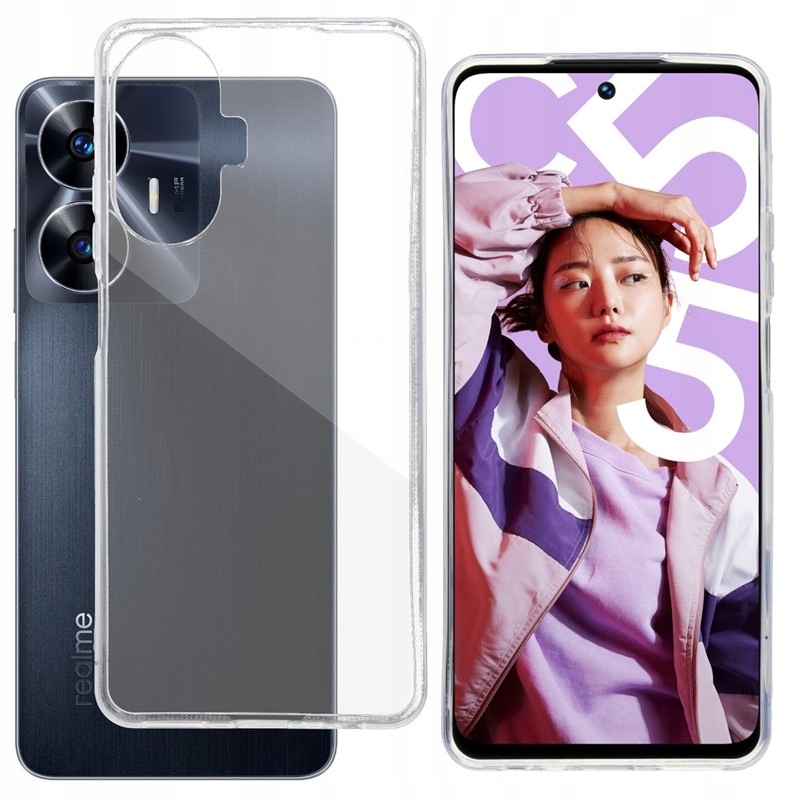 

Etui Jelly Case do Realme C55 bezbarwne 1mm