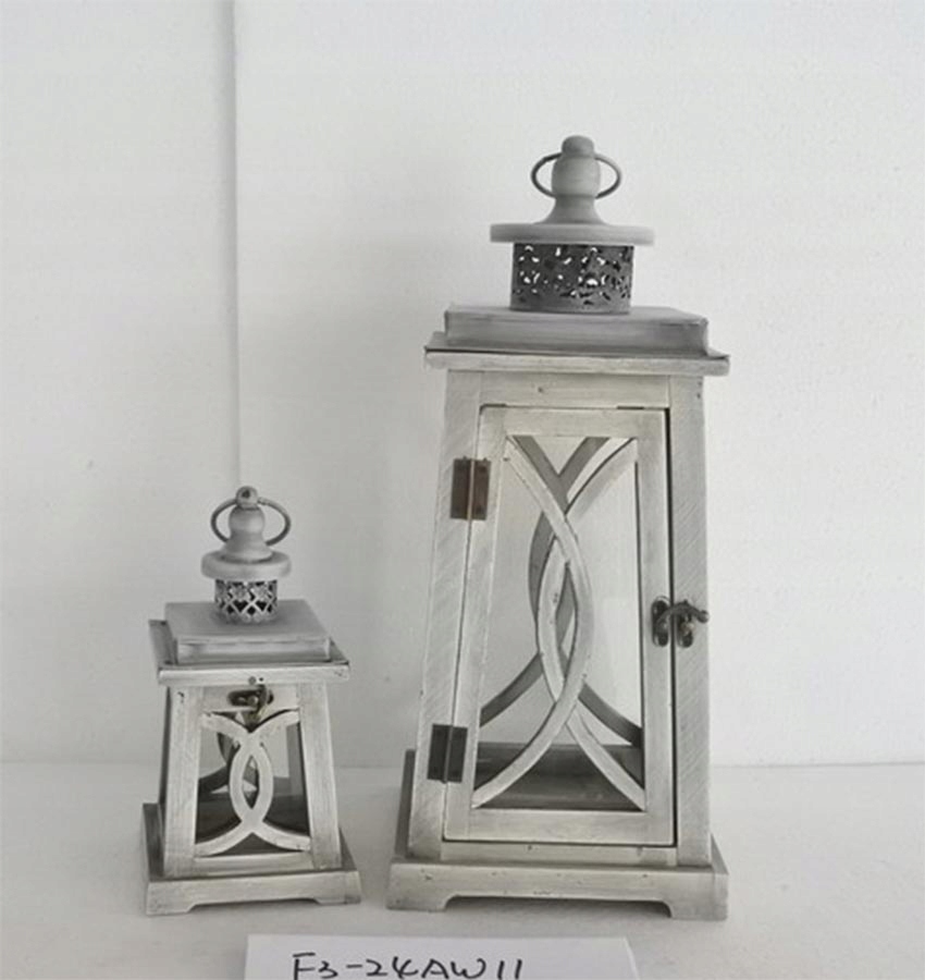 Dřevěná lucerna D7218/B