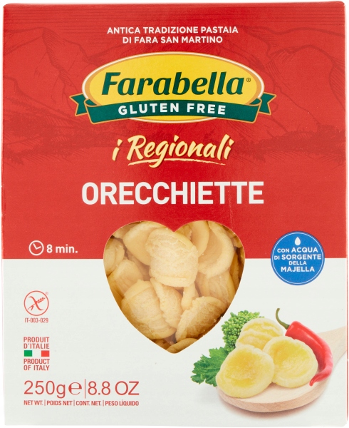 Levně 4x Těstoviny bezlepkové Orecchiette 250 g Farabella