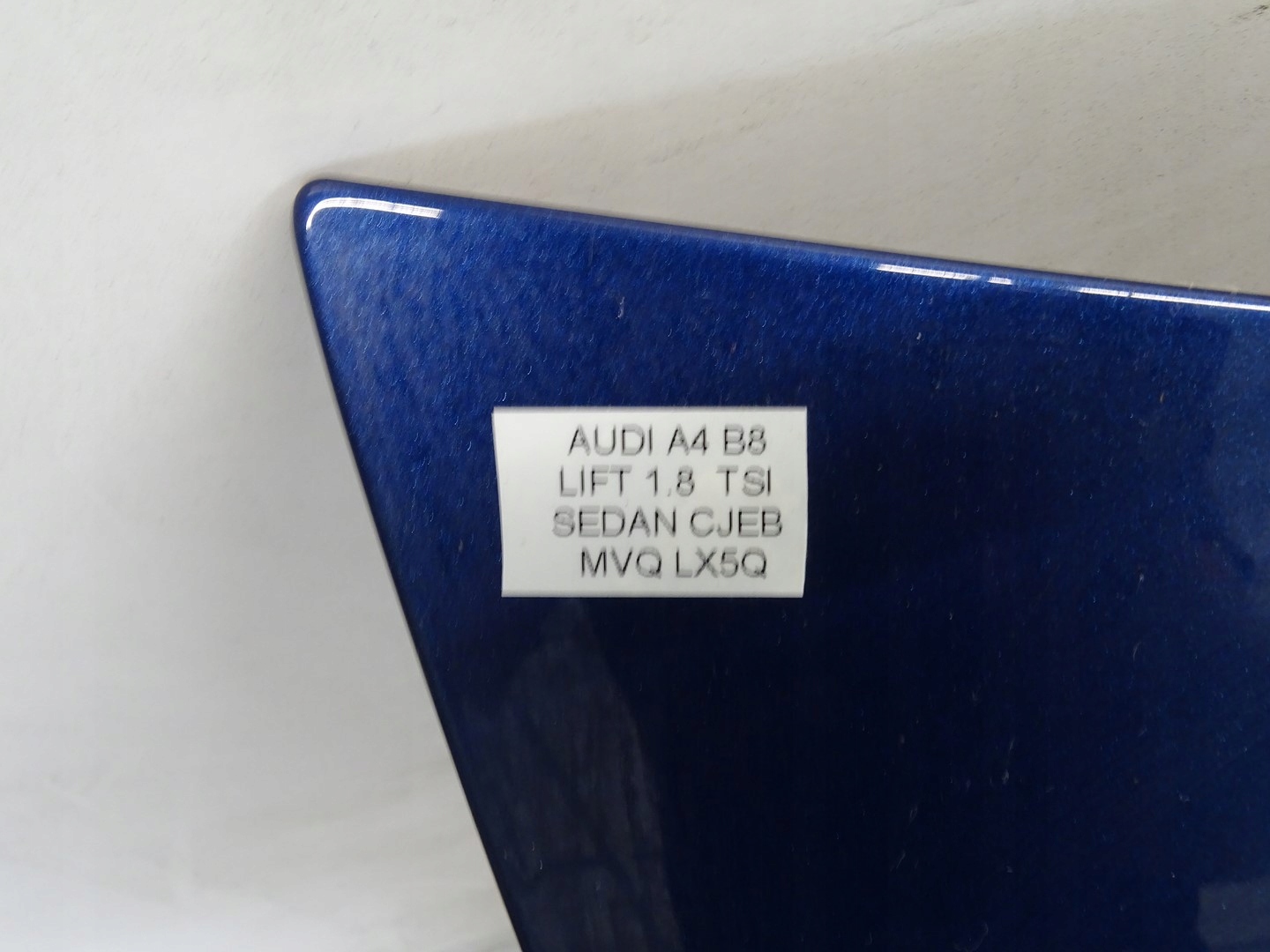 boot door rear boot AUDI A4 B8 LIFT LX5Q sedan