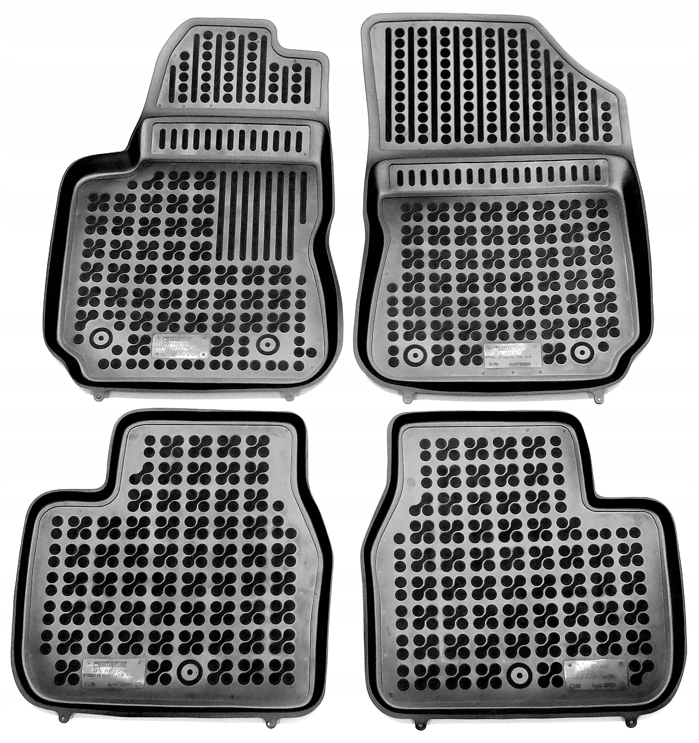 Citroen C4 Cactus 2014 2021 dywaniki gumowe korytkowe Rezaw-Plast