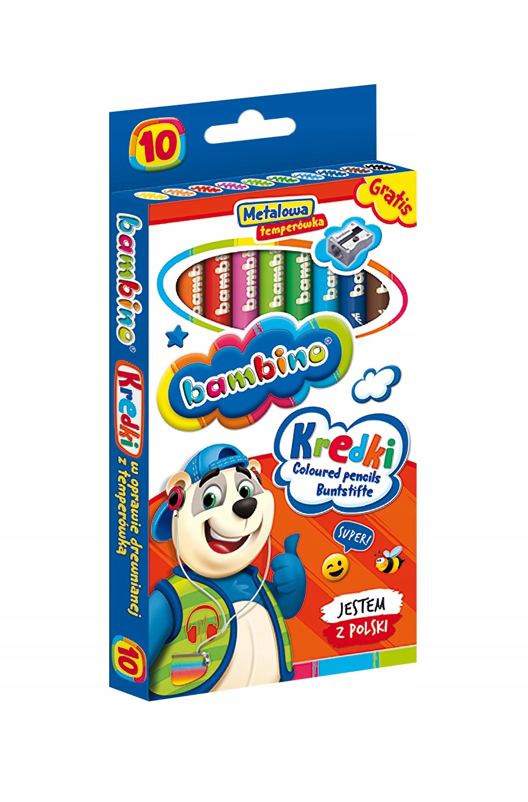 

Kredki Bambino w drewnianej oprawie