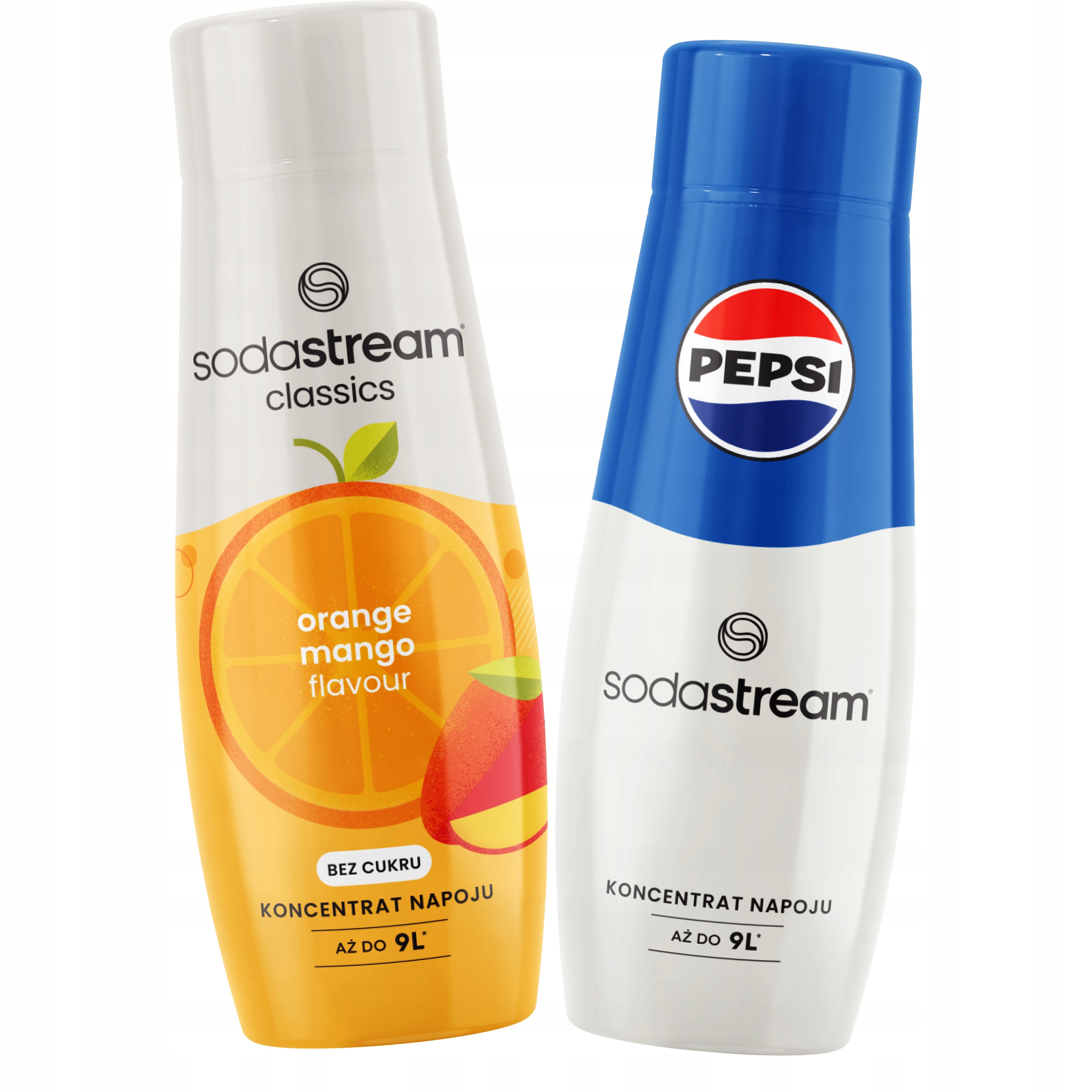 Zestaw syropów PEPSI + POMARAŃCZA-MANGO SodaStream