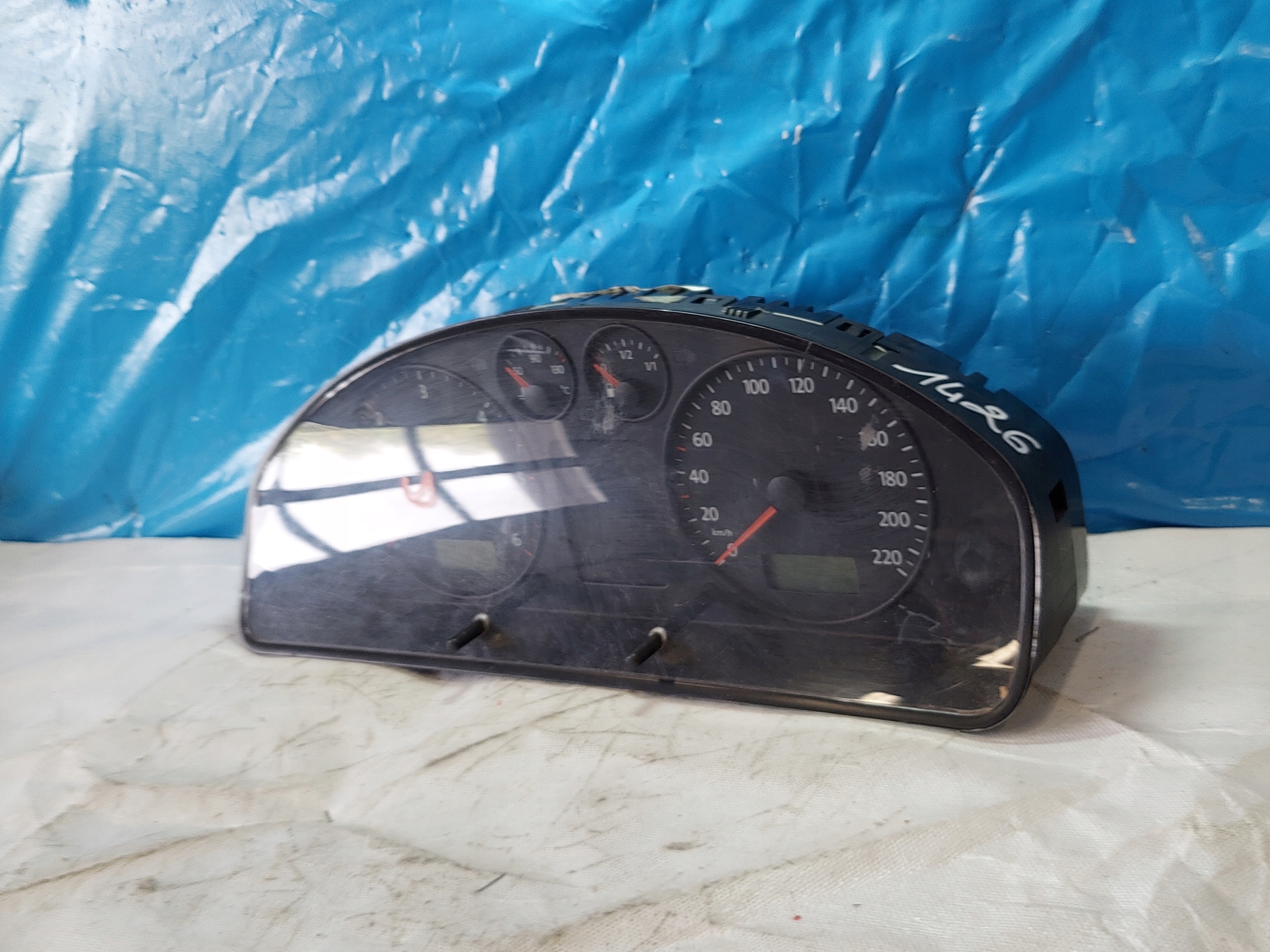 dials clock VW T5 2.5 TDI
