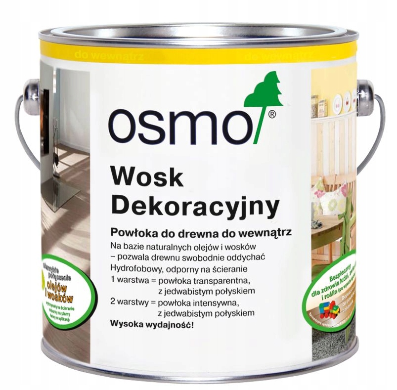 Wosk Dekoracyjny Dąb OSMO 0,75L 3164 Rodzaj wosk