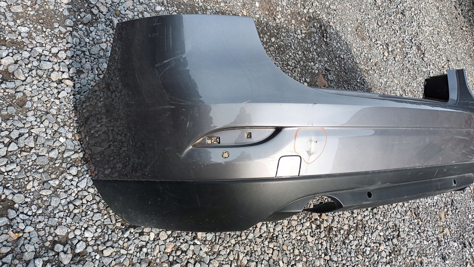 bumper rear RENAULT FLUENCE 2009R->