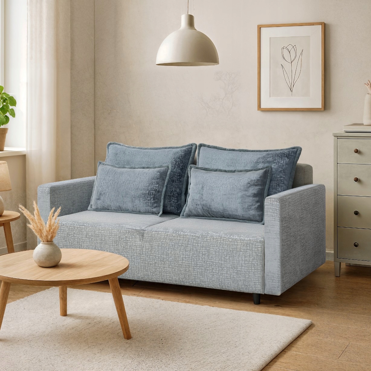 Dvoulůžková Rozkládací Pohovka Americká Lara 170 cm Funkce Spaní