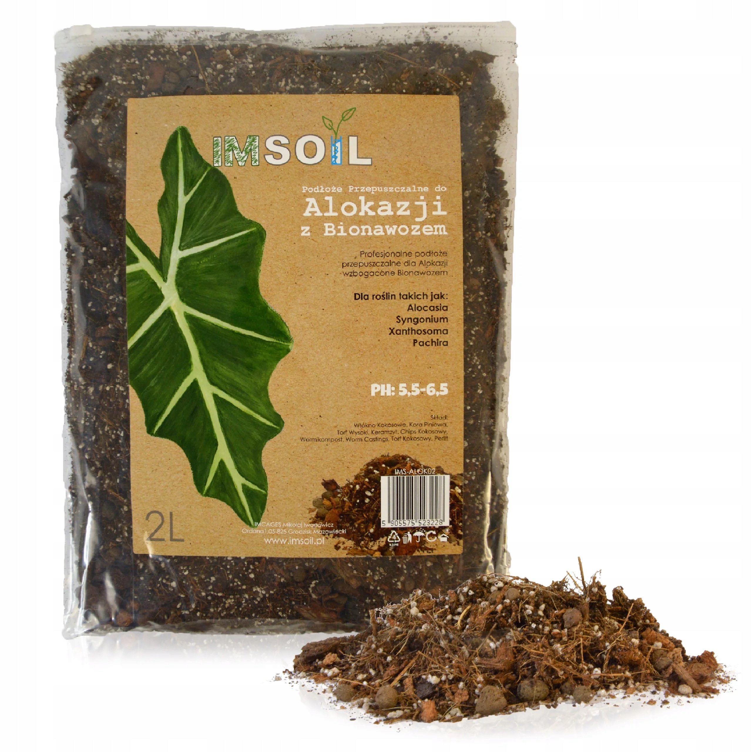 IMSOIL 20L - Podłoże Dedykowane do ALOKAZJI