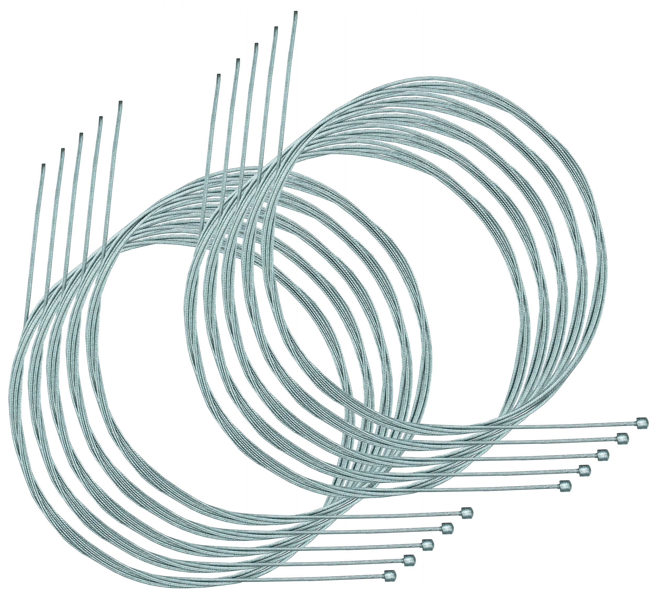 10x Linka przerzutki rowerowej tył / przód 203cm