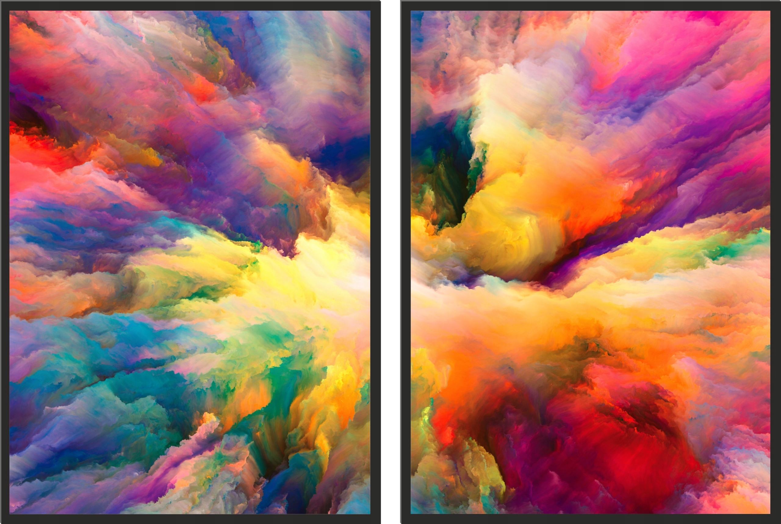 

Obraz Plakaty 50x70 Dyptyk abstrakcja