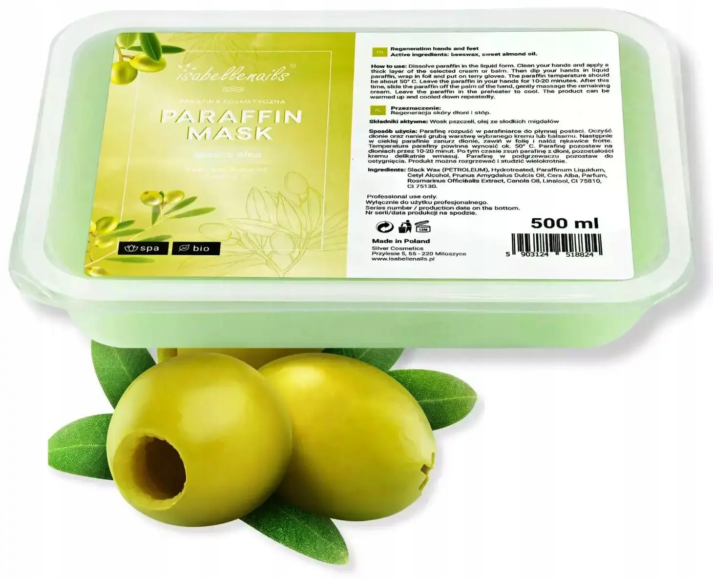 PARAFINA KOSMETYCZNA IS 500ml GREECE OLEA