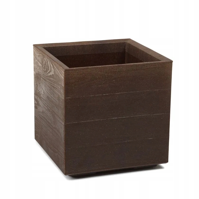 Kwietnik Karo Eco Coffee 400 x 400 espresso Eko donica na kółkach Lamela