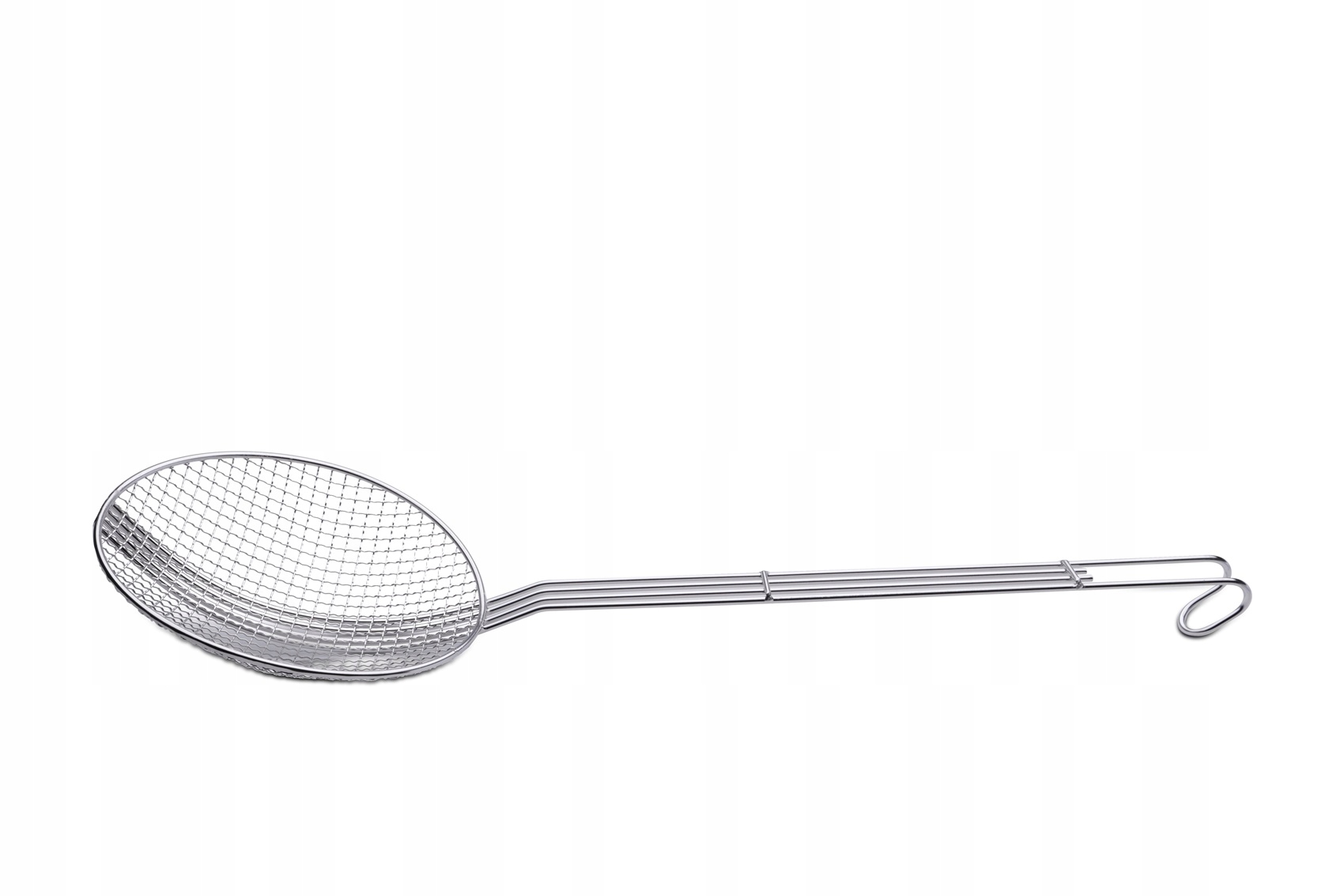 Drátěná naběračka hluboká, nerez, prům. 20 cm